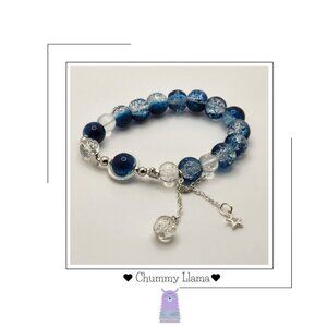 Boho Beaded Stretch Charm Bracelet – Colorful, Stackable